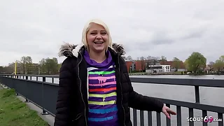 GERMAN SCOUT - TINY GIRL MINI HOTCORE PICKUP Coupled with Be crazy AT STREET CASTING