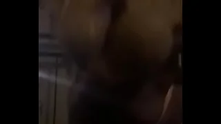 Submissive shows yellow lingerie